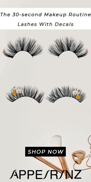 lashes with decals